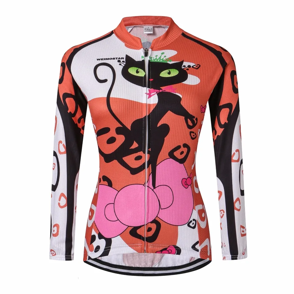 Футболка женская велосипедная с длинным рукавом розовая/синяя|cycling shirt|women cycling