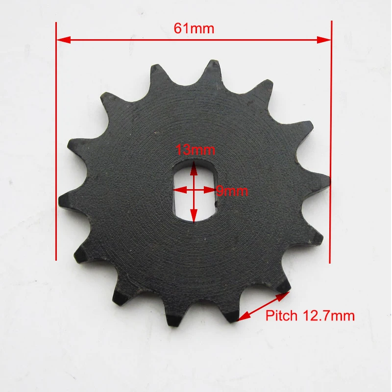 Шестерня с 14 зубьями зубчатая шестерня подходит для 420 цепи Объединенный