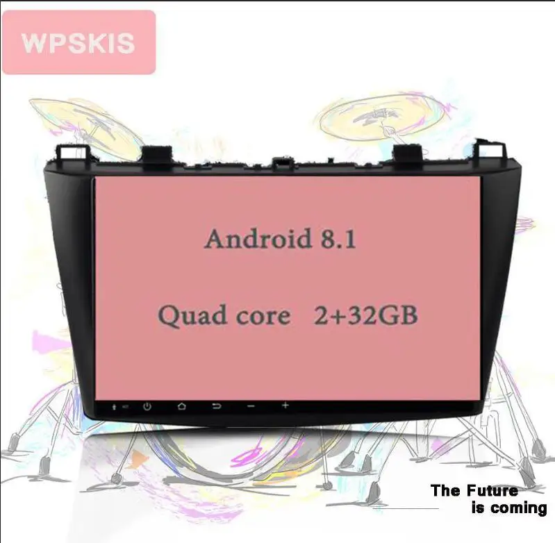 8.1 2G-32G 4core 1024*600 Android 8,1 автомобильный dvd gps для Mazda 3 Axela 2009 2010 2011-12 Авторадио Мультимедиа Аудио Стерео навигационная система плеер - Цвет: 8.1 2G-32G 4core