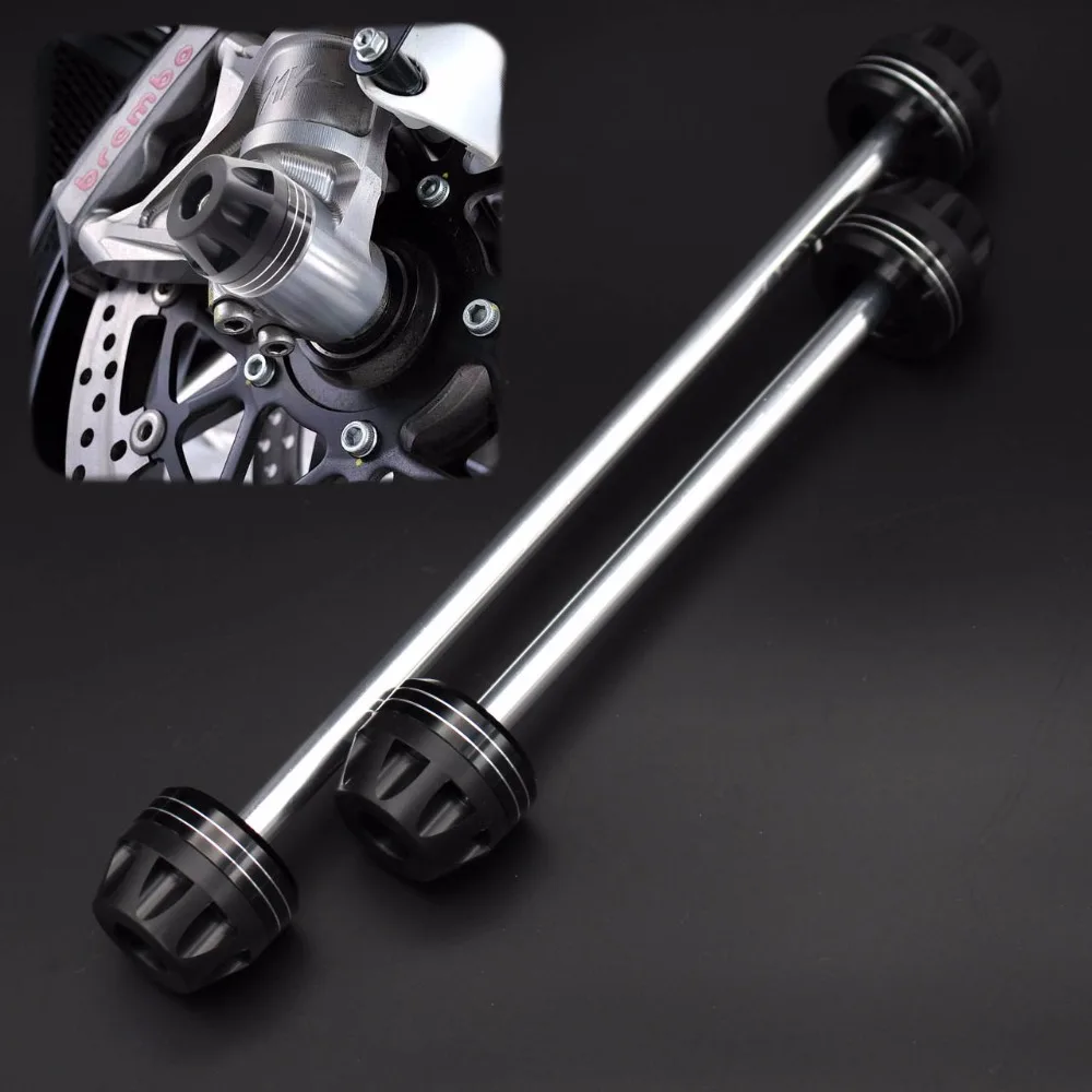 

For SUZUKI GSXR1300 HAYABUSA 1999-2007 Motorcycle Aluminum Front & Rear Axle Fork Crash Sliders Wheel Protector