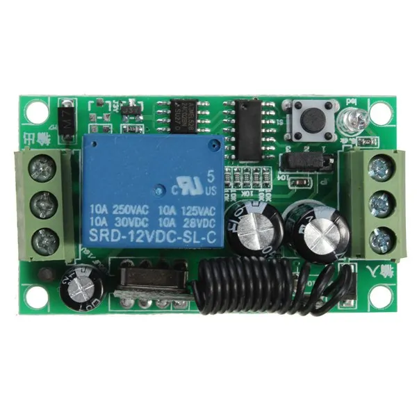 Новый DC 12V 10A реле 1CH Канал Беспроводной RF пульт дистанционного управления с 2