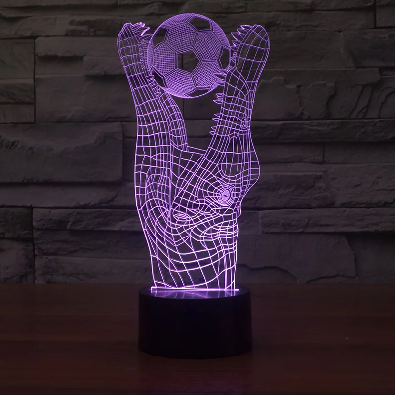 Крокодил Bite Ball настольная лампа для спальни креативный студенческий подарок 3d