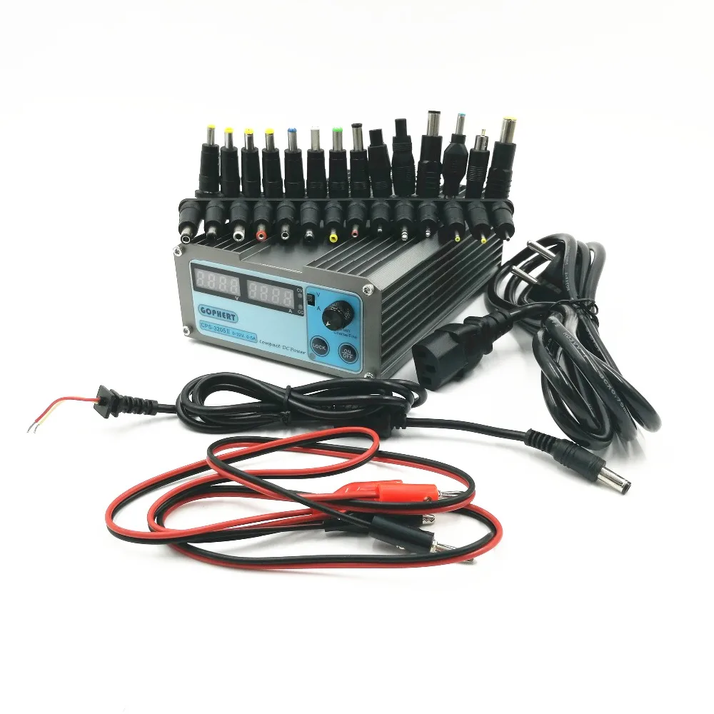 110Vac/220Vac CPS-3205 3205II мини Регулируемый Цифровой DC источник питания OVP/OCP/OTP 0.001A 0,01 V 160 W