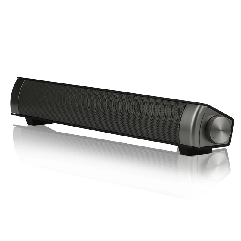 Black 10 Вт беспроводной Bluetooth динамик портативный супер бас домашний кинотеатр Саундбар ТВ динамик сабвуфер Bluetooth Колонка для ТВ ПК - Цвет: Black