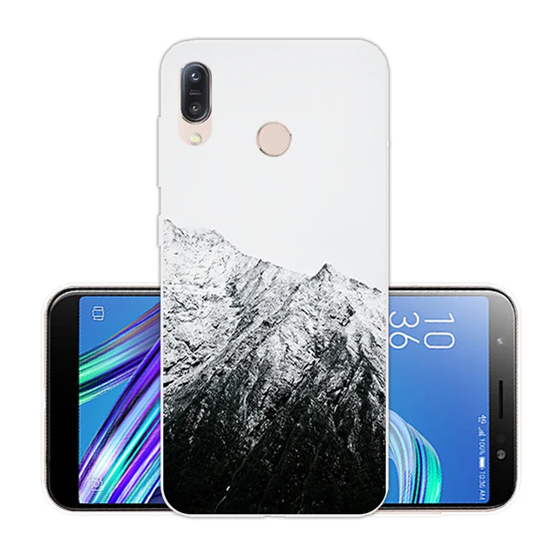 for Asus Zenfone Max M1 ZB555KL Fitted Phone Cases 5 inch ASUS ZENFONE MAX Silicone Shell Animal Capa |