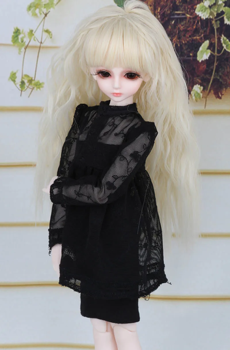 Высшее качество 1/3 1/4 1/6 BJD Кукла SD одежда Черное Платье для девочки подарок кукла