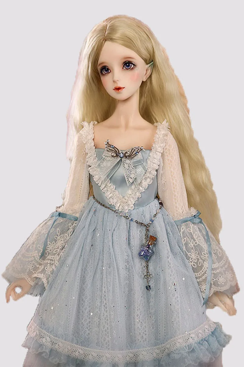 1/3 1/4 1/6 1/8 1/12 Bjd кукла модный парик светильник светлые волнистые Высокое