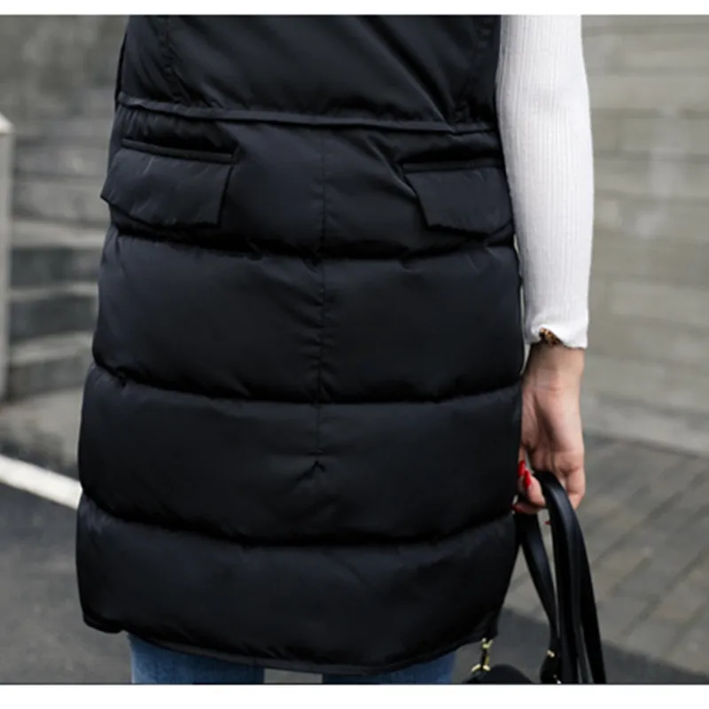 AKSLXDMMD женский жилет длинные пальто новинка 2019 осень и зима повседневный Женский