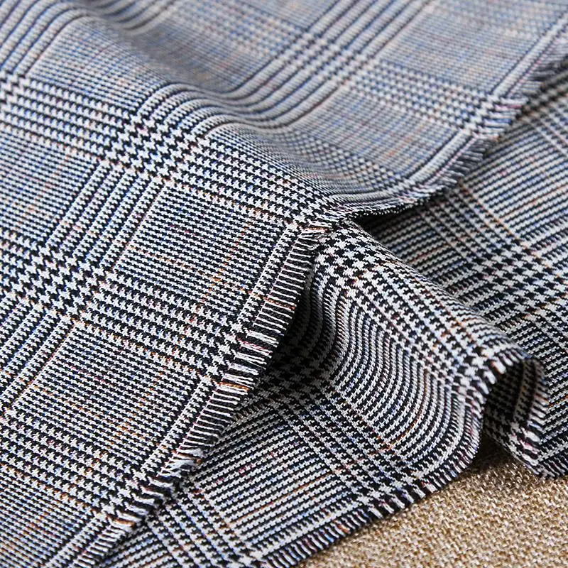 1 Meter Autumn 80% Polyester Woolen Fashion Fabric Stretch Warm for DIY Tailor Coat Clothing Cloth | Дом и сад