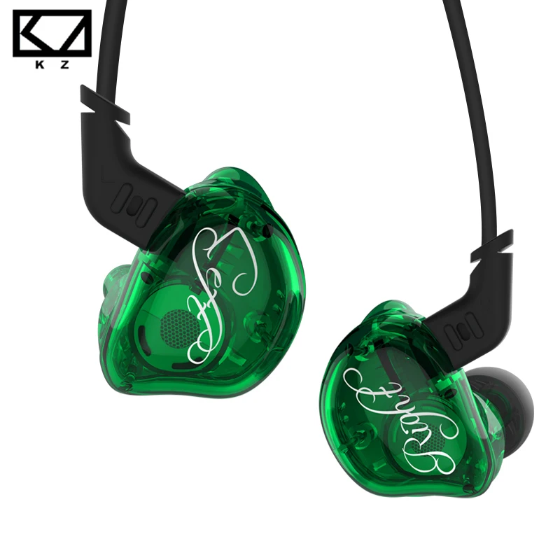 

Наушники-вкладыши KZ ZSR с шестью драйверами, гибридные Hi-Fi наушники-вкладыши с арматурой и динамическим разъемом и заменяемым кабелем, с шумо...