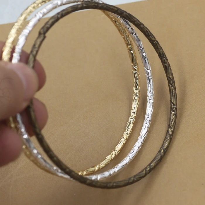 

20pcs/Lot Antique Bronze/Gold/Silver/Black Bracelet Vintage Copper Bangle DIY Handmade Jewelry Accessories
