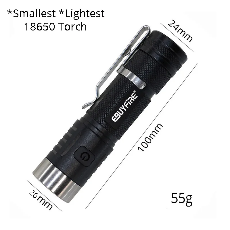 Светодиодный usb-фонарик L2 перезаряжаемый мини-фонарь 850LM с 5 режимами мощные