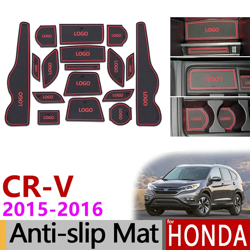 Противоскользящий коврик для затвора резиновая подставка Honda CR-V CRV 2015 2016 4