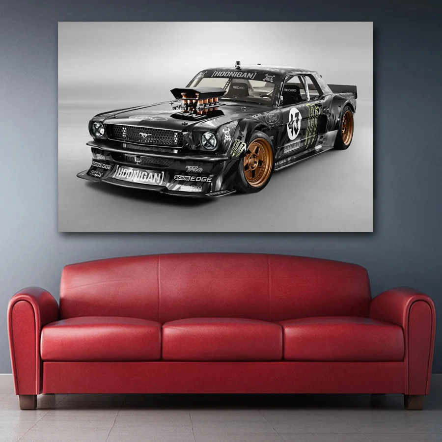 Mustang мышцы автомобиль hot rod автомобилей настенные художественные плакаты и принты