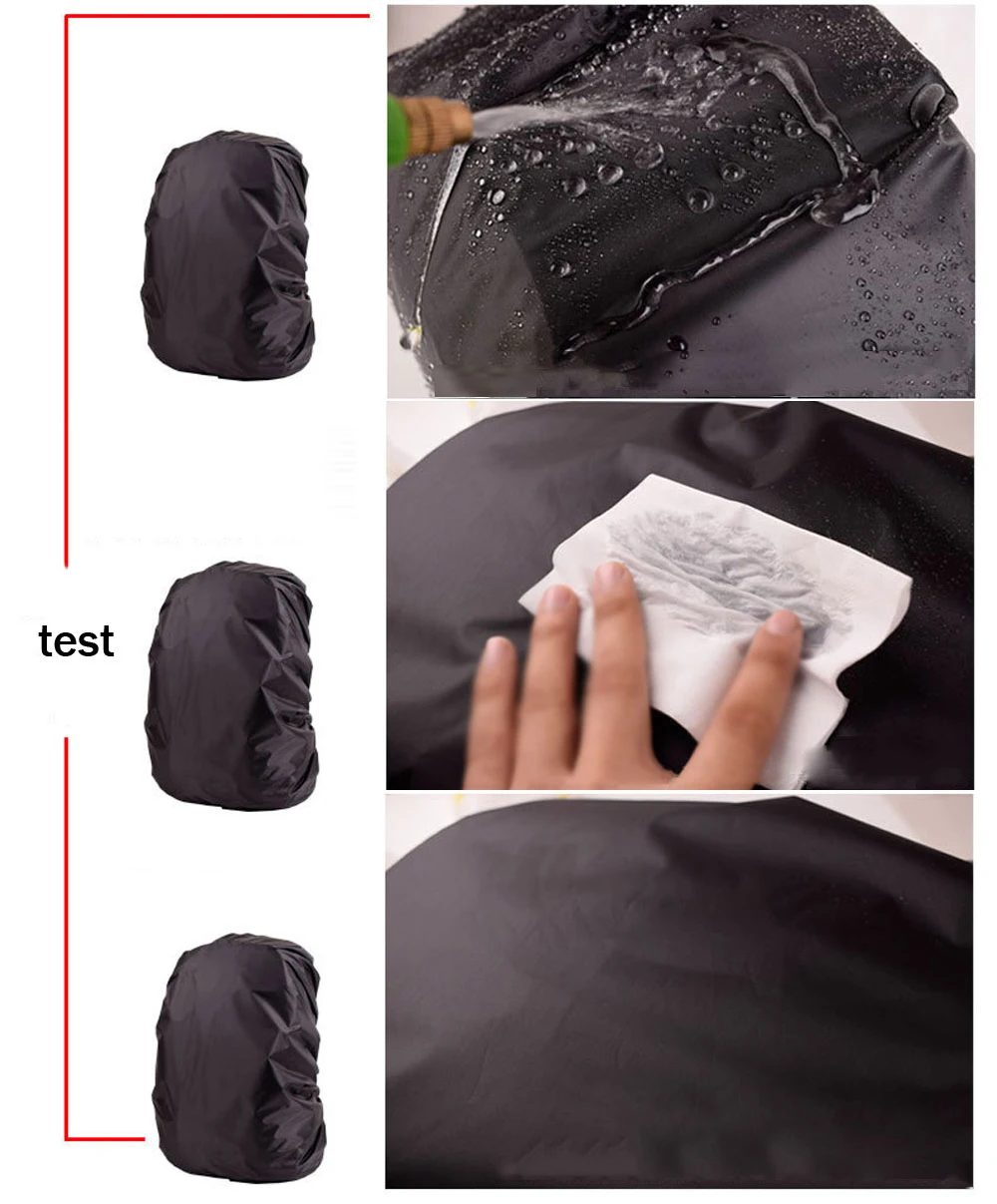 

Rain Bag Cover Outdoor Climbing Backpack Anti-theft Portable Waterproof Case Camping Hiking Cycling School Travel kits