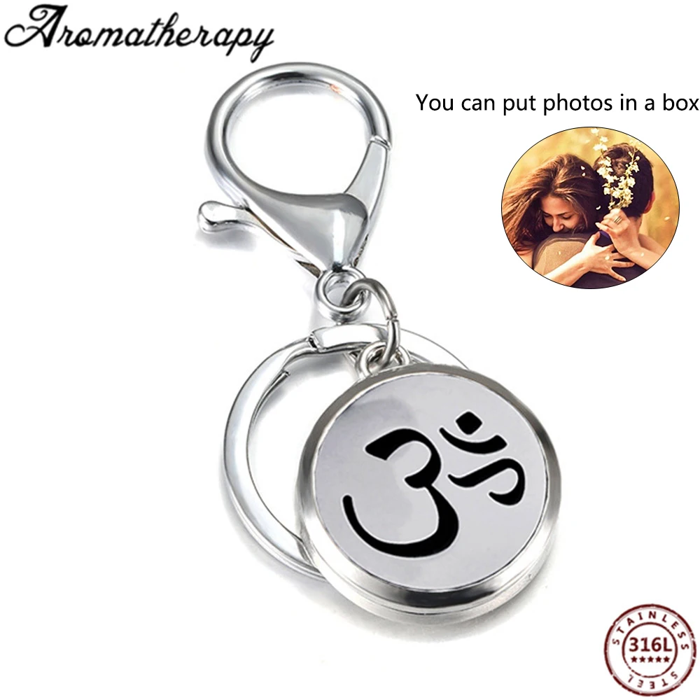 Йога ароматерапия брелок эфирное масло медальон со светорассеивателем из