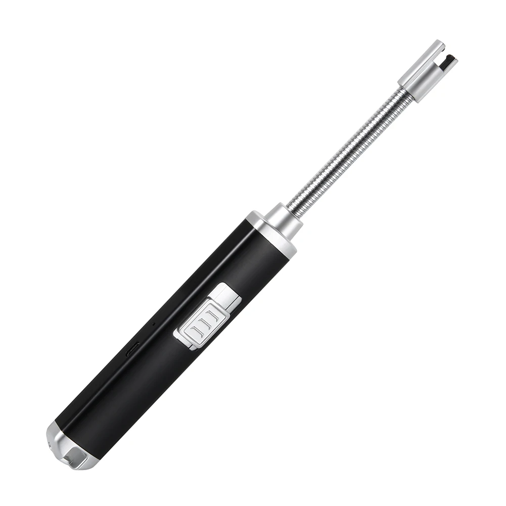 Электрическая дуговая Зажигалка USB перезаряжаемая беспламенная ветрозащитная