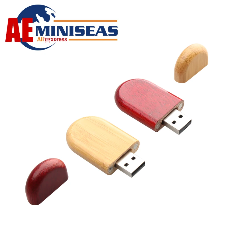 2016 Miniseas Usb Flash Drive Реальная Емкость Древесины Бамбука 4 ГБ 8 16 32 64 Ручка Привода