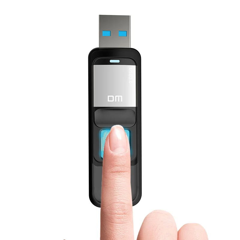Сканер отпечатков пальцев зашифрованная безопасность USB3.0 128 ГБ флэш накопитель