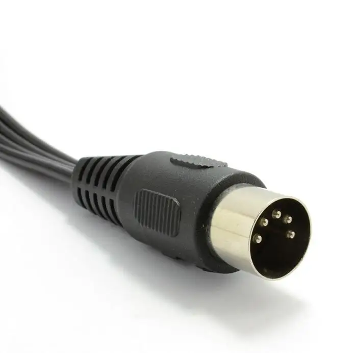 5-контактный разъем Din для 4 x RCA штекер Phono 1 шт. аудио кабель DVD плеера | Компьютеры и
