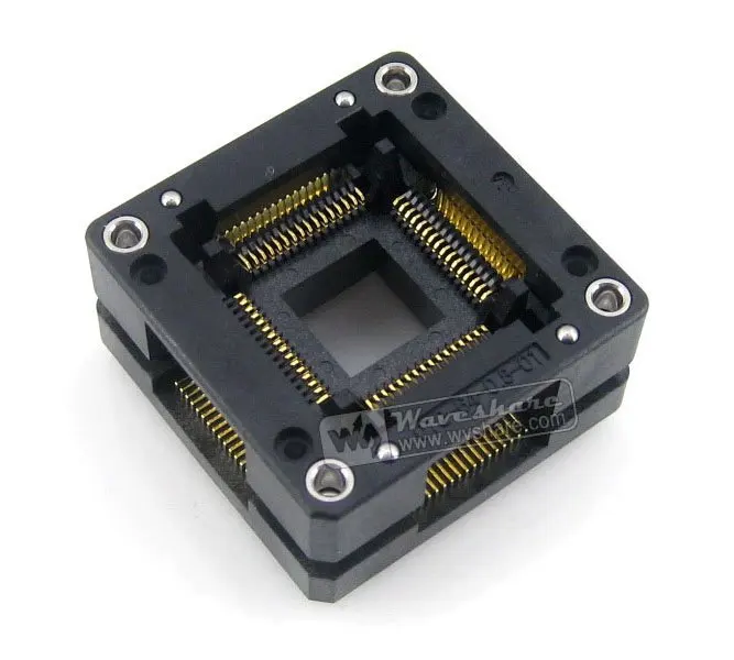 QFP64 TQFP64 LQFP64 PQFP64 Enplas OTQ 64 0.8 01 QFP IC тестовая сгорающая розетка 0 8 мм Шаг Бесплатная