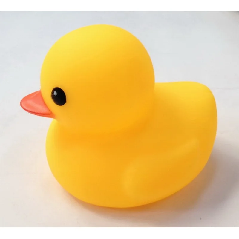 Duck Swimming Water Toys Soft Floating Rubber Squeeze Sound Squeaky Bathing Toy For Baby Bath Animal | Игрушки и хобби