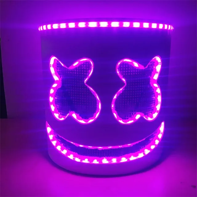 Горячая мульти MarshMello маска диджея Tijs Michiel Verwest светодиодный светильник шлем на