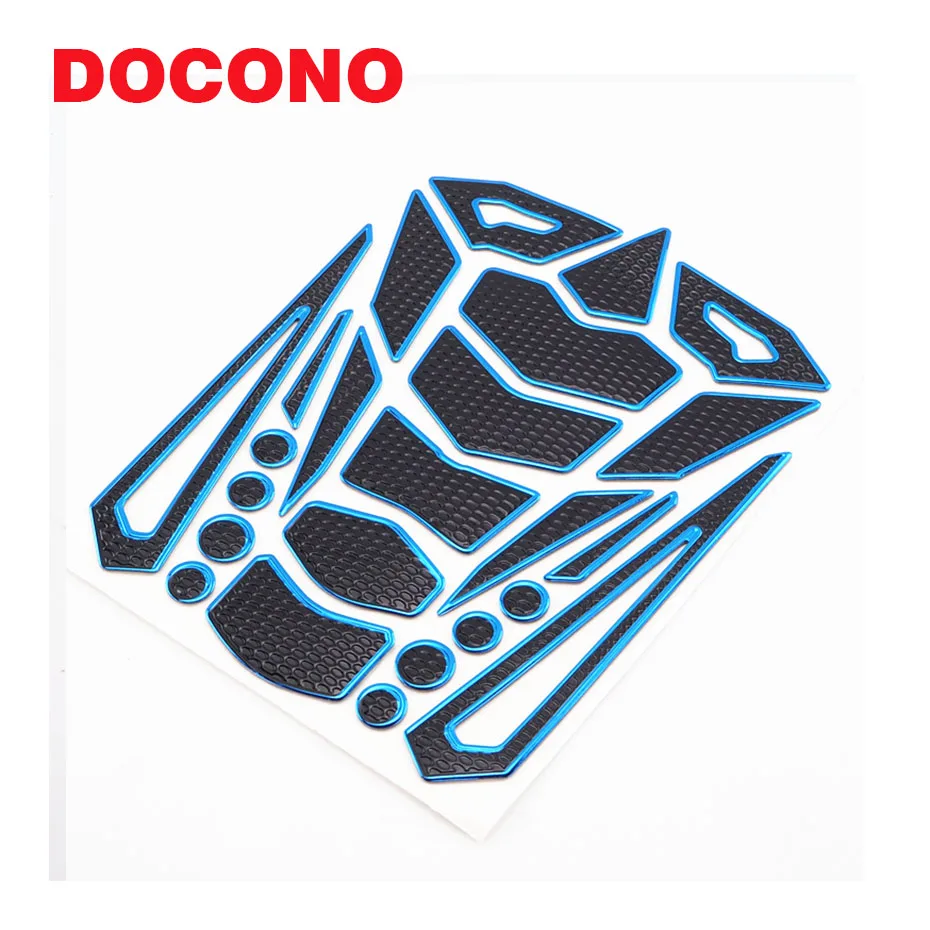 3D резиновая Модифицированная защитная накладка на топливный бак для мотоцикла