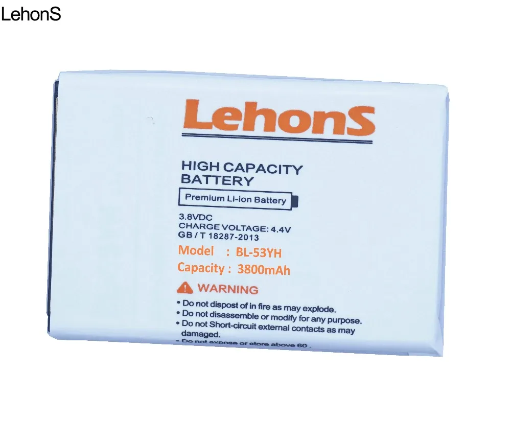 LehonS 1x Высокая емкость 3800 мАч батарея мобильного телефона для LG G3 D850 D855 D858 D830 D851 VS985