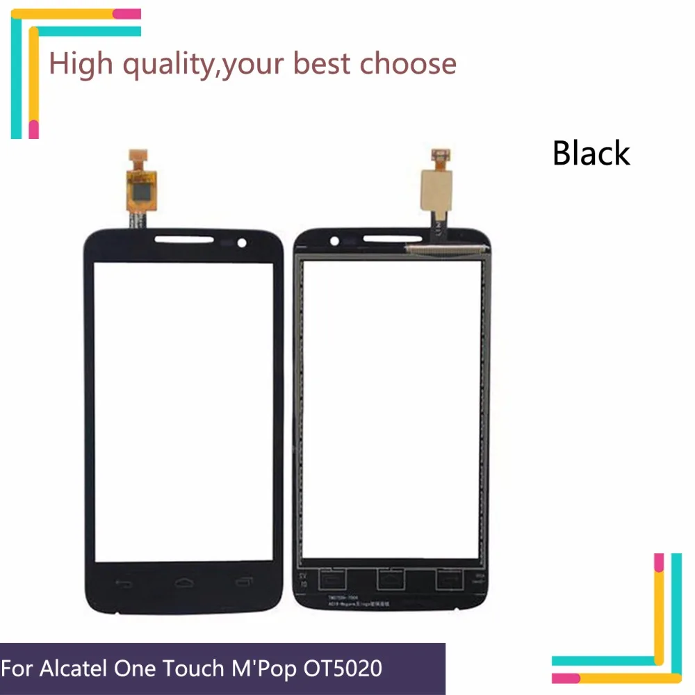 Новый 4 0 ''для Alcatel One Touch M'Pop OT5020 5020D сенсорный экран дигитайзер Переднее