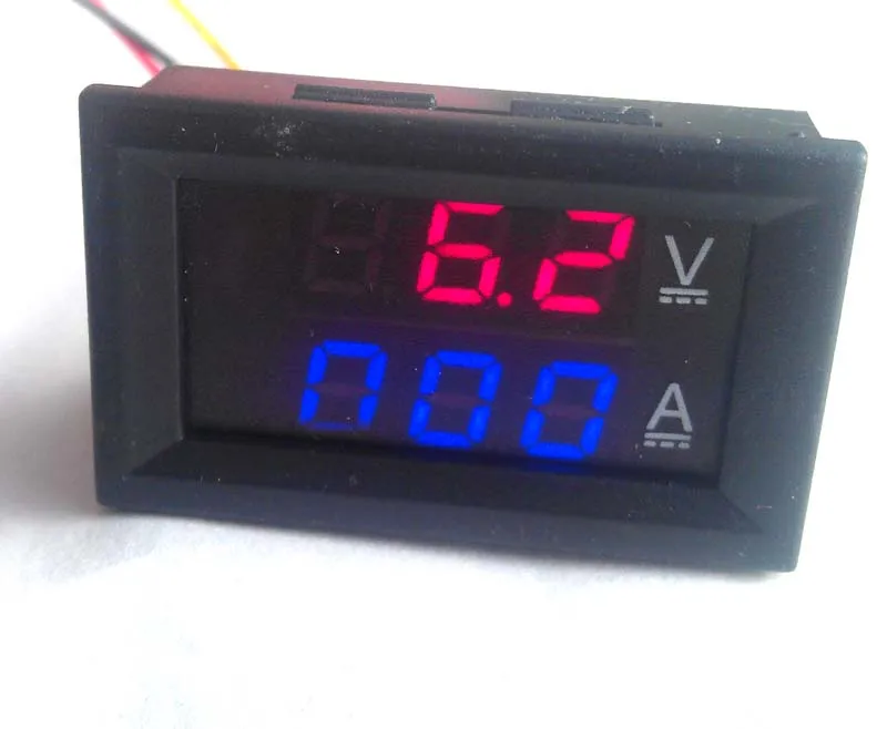 

Цифровой вольтметр Амперметр в красном и синем DC 0-100V/100A