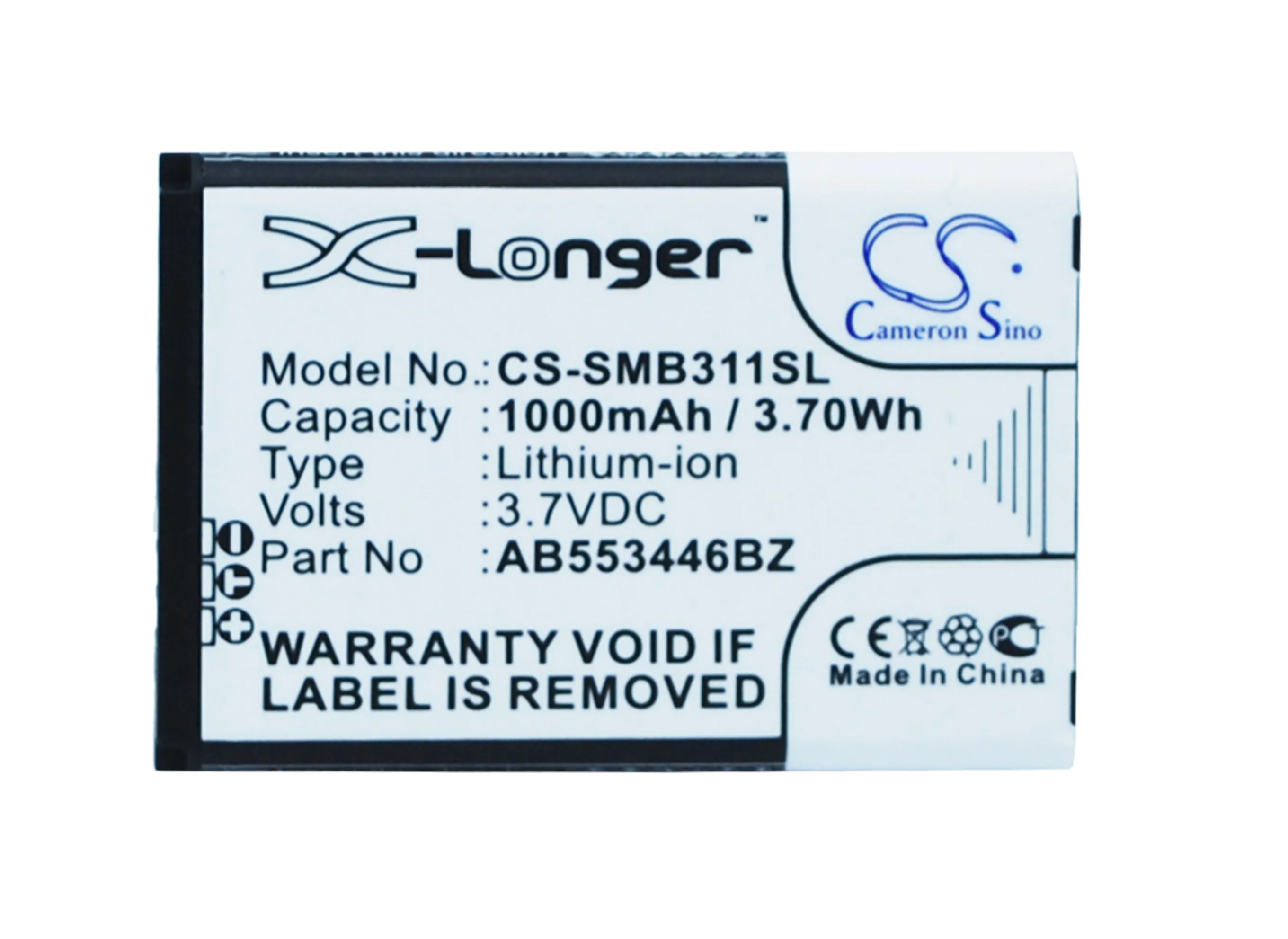 Cameron Sino 1000 мАч аккумулятор AB553446BZ для Samsung Gusto 3 Φ SM B311 SMB311VZPP|cameron sino|battery for samsung 3battery |