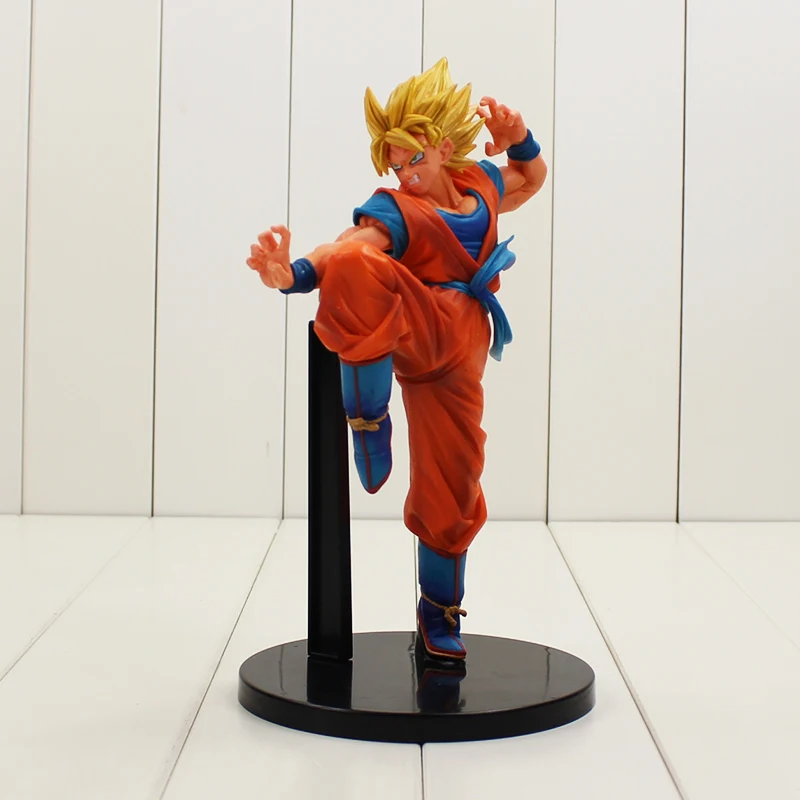Dragon Ball Сон Гоку фигурка игрушки FES Black Gokou Zamasu Супер Saiyan Бог синие серебряные волосы Битва Ver Аниме Модель Куклы