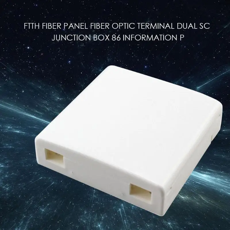 Распределительная коробка настенное крепление 2 ядра Клеммная панель