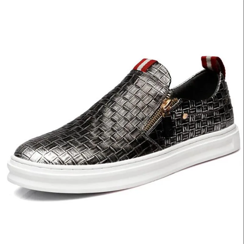 New leather shoes men zapatos hombre cuero genuino schuhe herren chaussures hommes en cuir loafers | Обувь