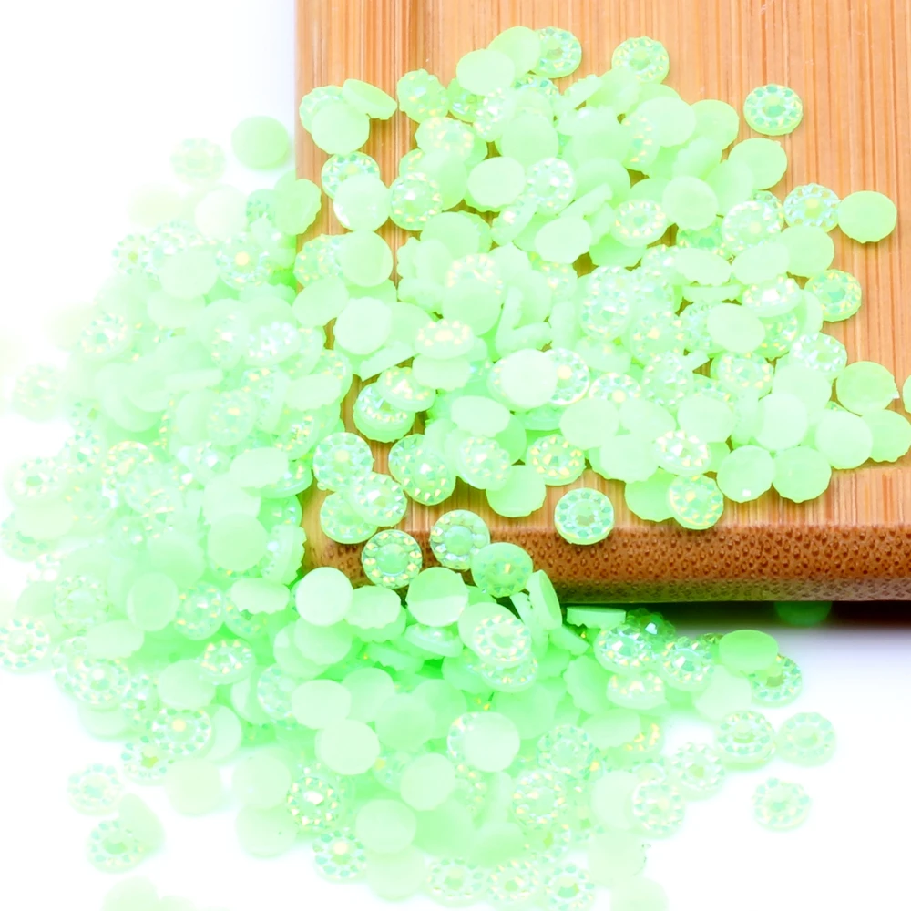 500pcs 5mm Sunflower Jelly AB Color Resin Rhinesstones Flatback Glue On 3D Nail Art Decoration DIY Phone Craft Jewelry Stones | Красота и