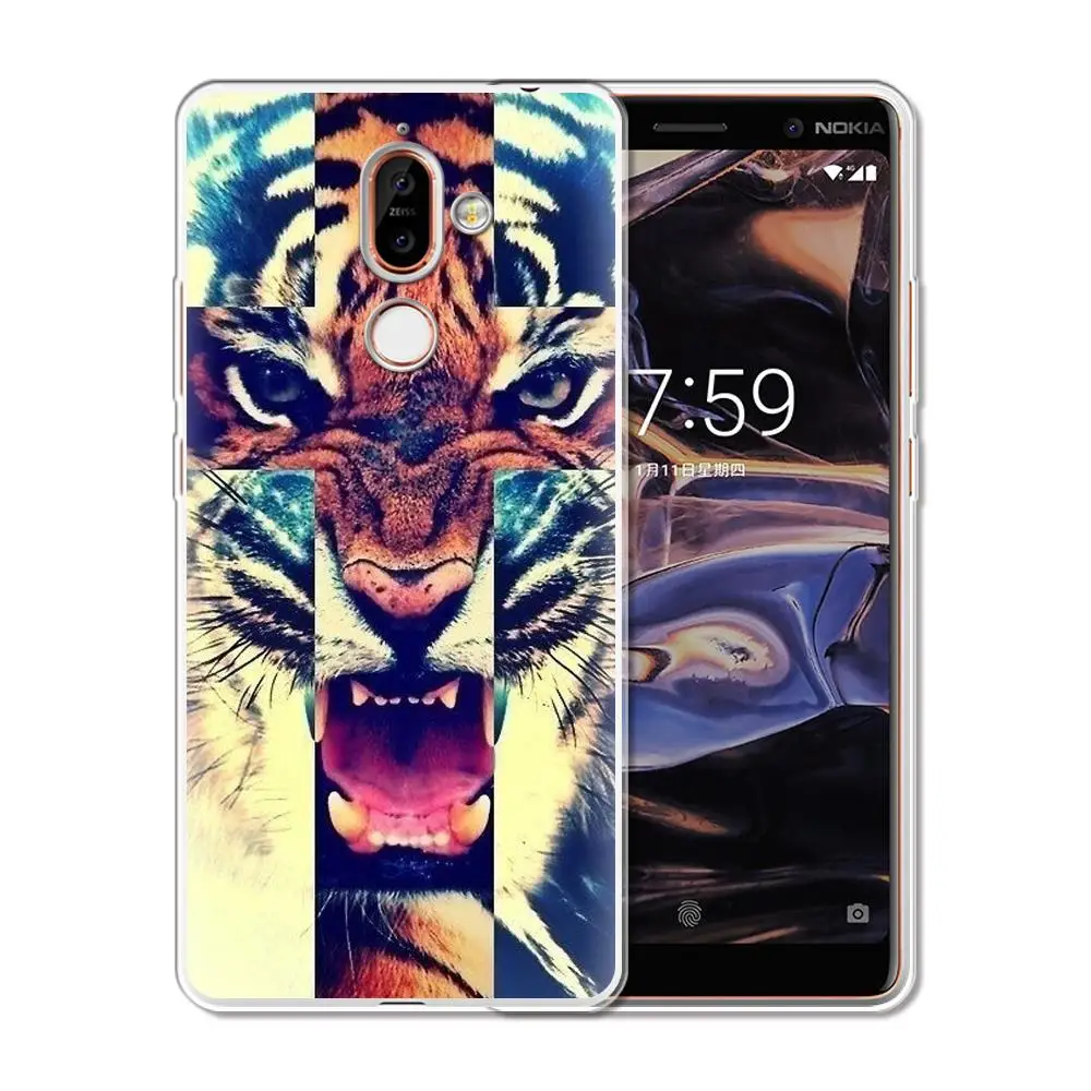 Fashion Printed Phone Case For Nokia 7.1 6.1 5.1 3.1 2.1 Plus Soft Silicone 8 7 6 5 3 2 1 Back Cover | Мобильные телефоны и