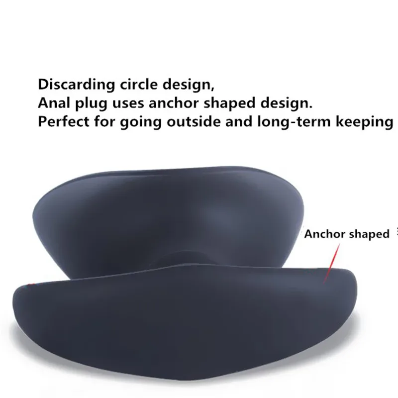 Qise силиконовая Анальная пробка для длительного использования винтовые анальные