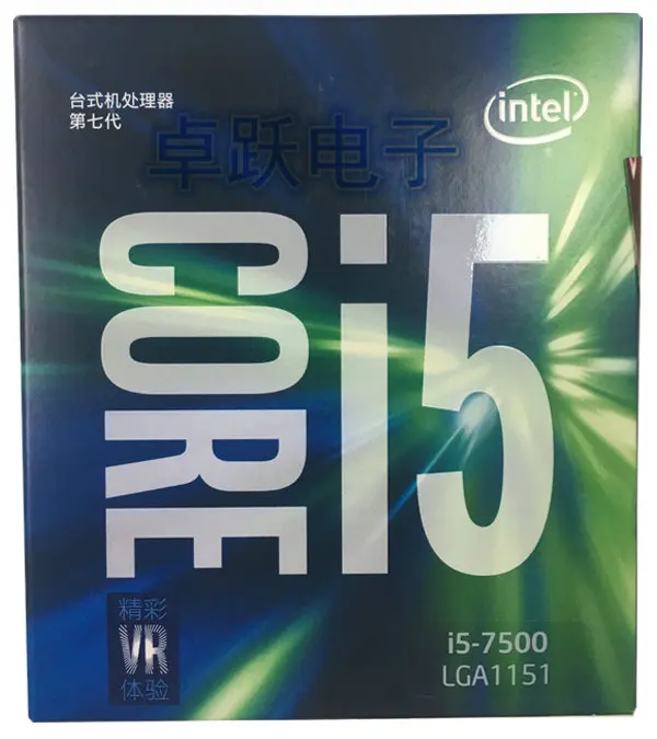Процессор Intel Core 6 серии I5 7500 процессор в штучной упаковке LGA 1151-land 14 нанометров