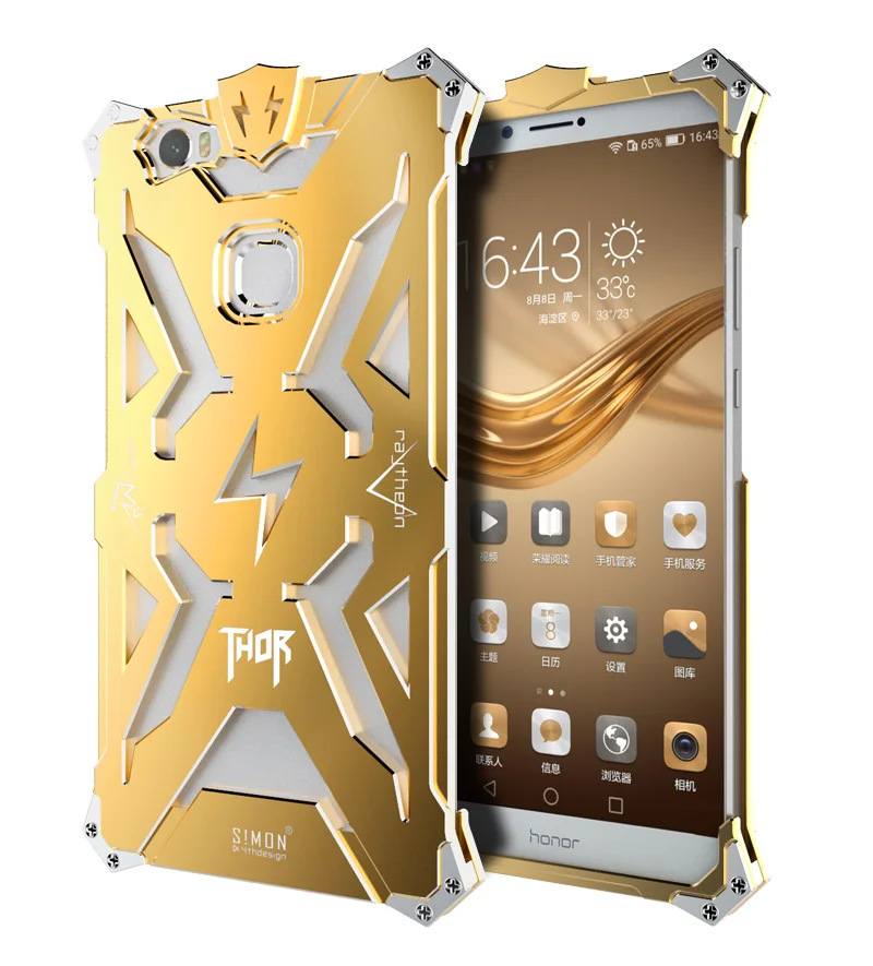 Zimon авиации Алюминий металлический чехол для huawei Honor 9 Lite Honor 6X X6 BLN-L21 BLN-L22 BLN-L24/huawei GR5 /Коврики 9 lite