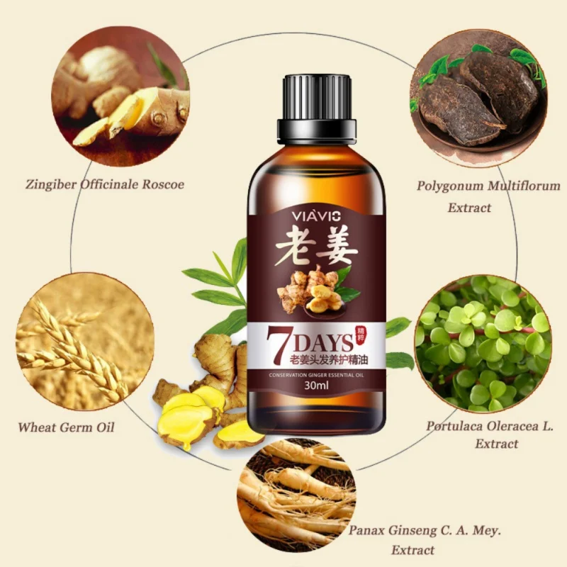 

Hairdressing Hairs Mask Essential Oil No Dry & Damaged Hairs Natural Hair Care Hair styling Oil Ginger Essence