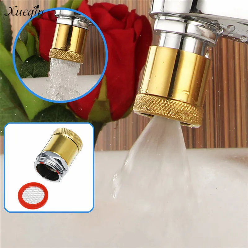 

Xueqin YI-002 Brass Finished Gold Aerator Kitchen Faucet Bubbler Faucet Nozzle Filter Water Saving Economizer Aerator Connector