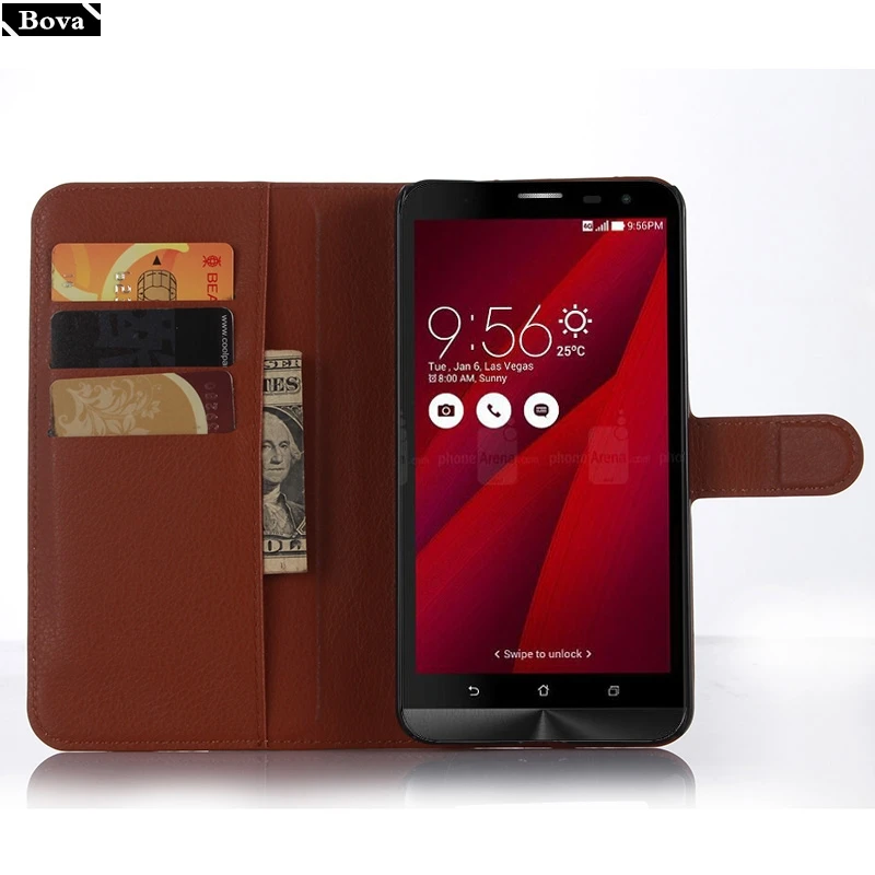 Для ASUS Zenfone 2 Laser Чехол-бумажник держатель для карт чехол для телефона s для ASUS Zenfone 2 Laser ZE500KL ZE550KL ZE601KL кожаный чехол