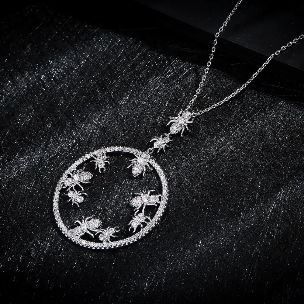 Женские Роскошные Длинные серьги гвоздики из муравьев 57 мм свадебные с