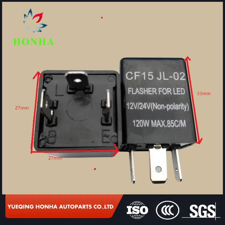Фото Бесплатная доставка 1/2/5 pcsNew Тип CF15 заменить 3-Pin-CF13 amp CF14 светодиодный-мигалкой реле для указатели поворота Hyper мигают вспышки исправить №2