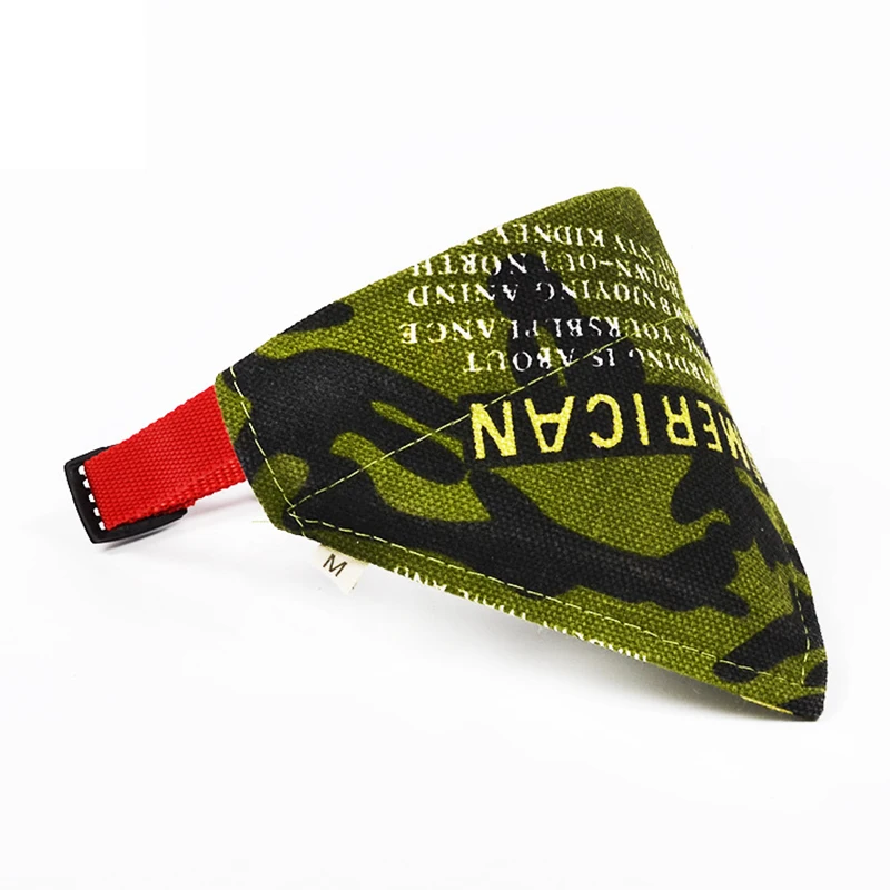 1 шт. Милый тканевый шарф для собаки Регулируемый треугольный бандаж щенка