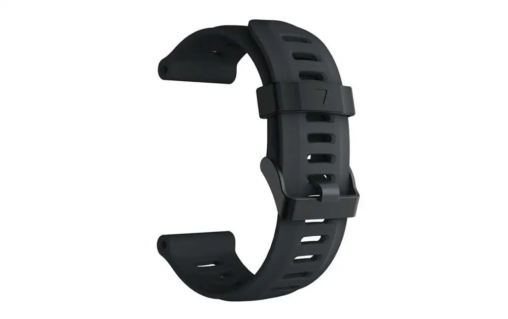 black Ремешок для часов Garmin Fenix 3 мягкий силиконовый ремешок для наручных часов сменный ремешок для часов Garmin Fenix 5X/5X Plus/3HR - Цвет: black