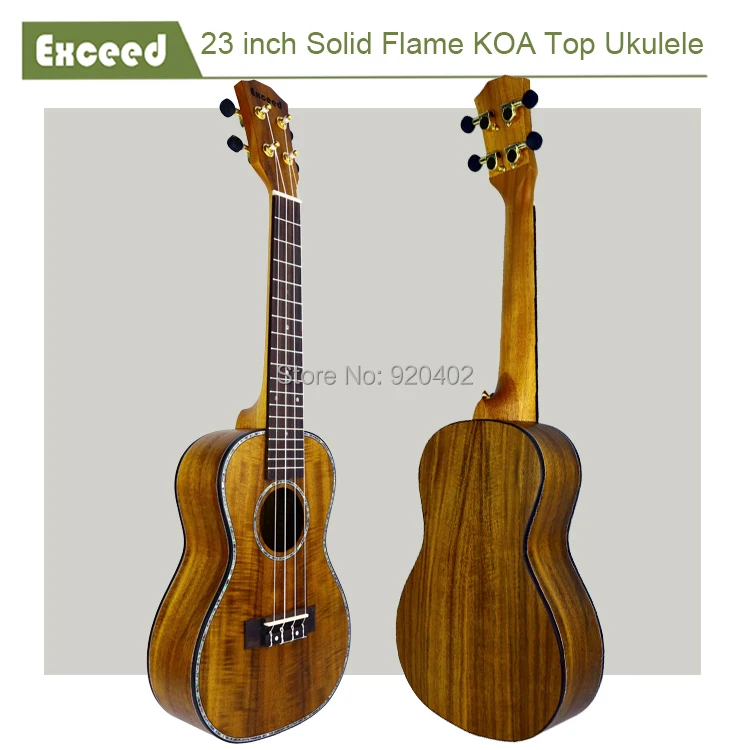 Free shipping 23&quot solid KOA top concert Ukulele Acoustic Guitar Hawaii guitar Music instrument uke handcraft guitarra ukelele | Спорт и