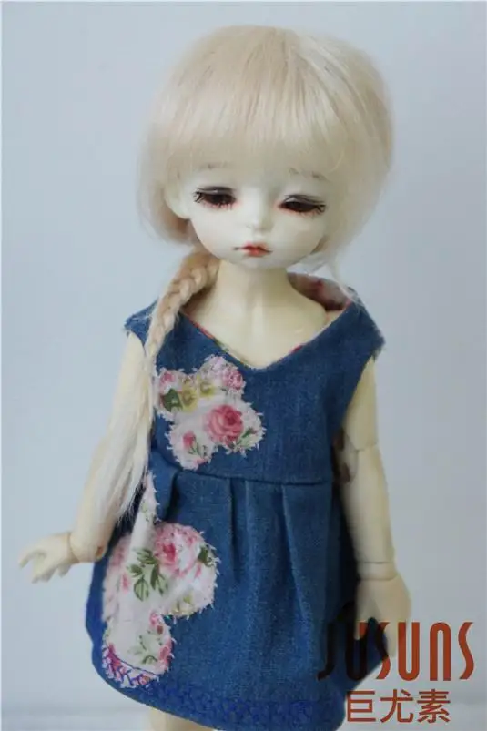 JD211 1/6 YOSD мохер кукла парики Froz характер BJD 16 18 см 6 7 дюймов Эльза коса волос|doll wig|bjd