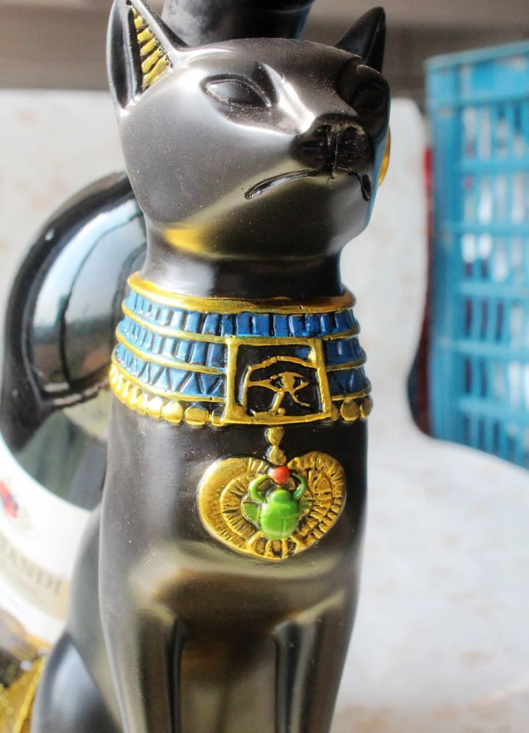 Изделия из смолы европейский стиль египетский кот Бог винный стеллаж модный